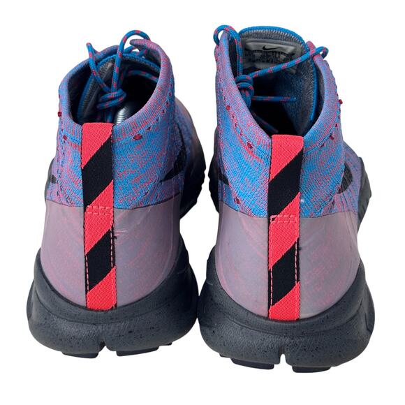 Nike Flyknit Trainer Chukka FSB Sneakers Mens Size‎ 11.5 Blue Lace Up 625009-400 - Picture 3 of 9